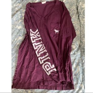 PINK long sleeve shirt